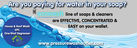 PRESSURE WASH SOAPS &amp; CLEANING PRODUCTS by ECOWASH